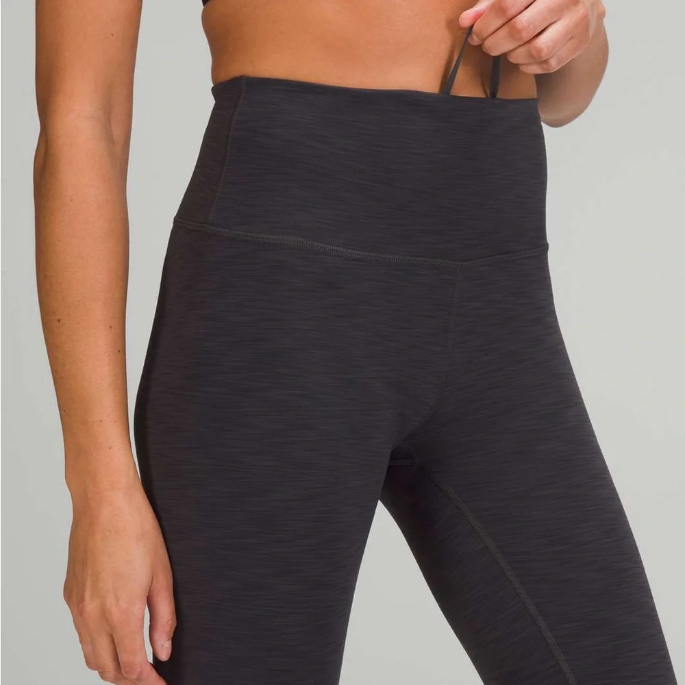 Lululemon Wunder Train High Rise Tight 28", Heathered Graphite Grey - Picture 3 of 11